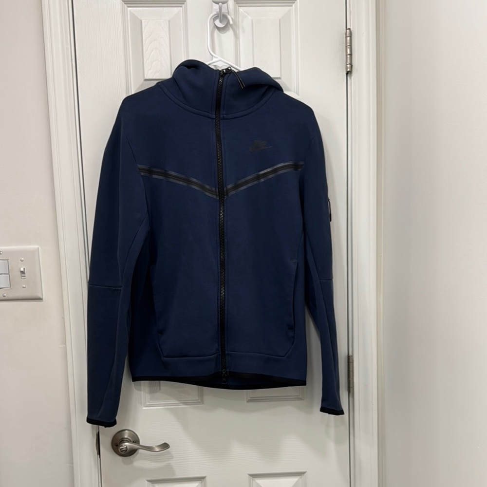 Nike Steel Blue Zip-Up Hoodie